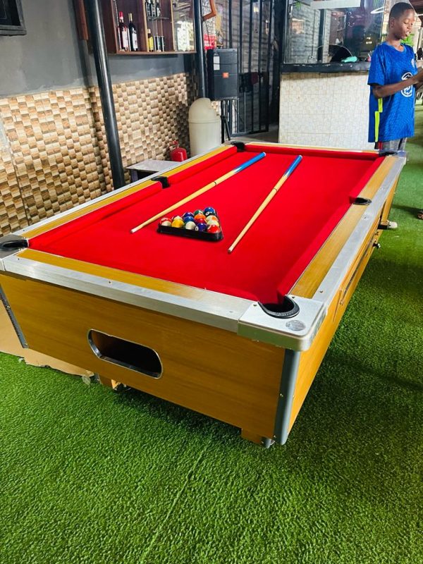 7ft locally made coin snooker - Image 2