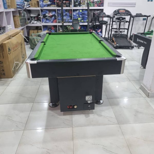 7ft foreign coin snooker board with full accessories and 20 coin - Image 3