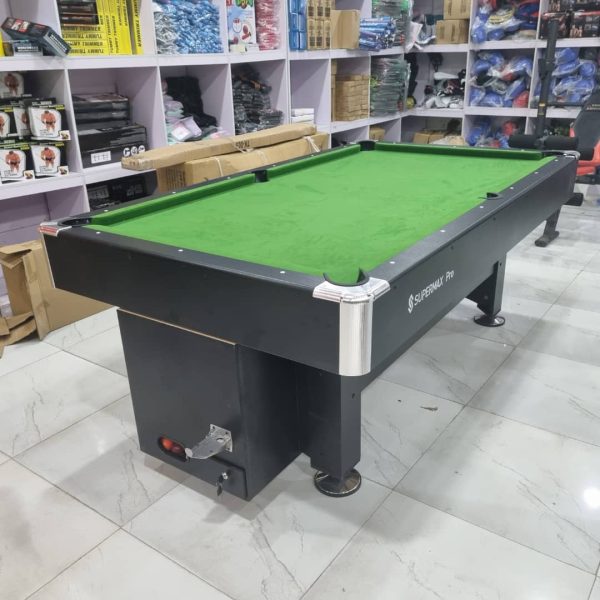 7ft foreign coin snooker board with full accessories and 20 coin - Image 2