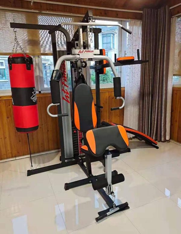 Multi-gym Machine With Sit-up & Punching Bag - 3 Station Gym