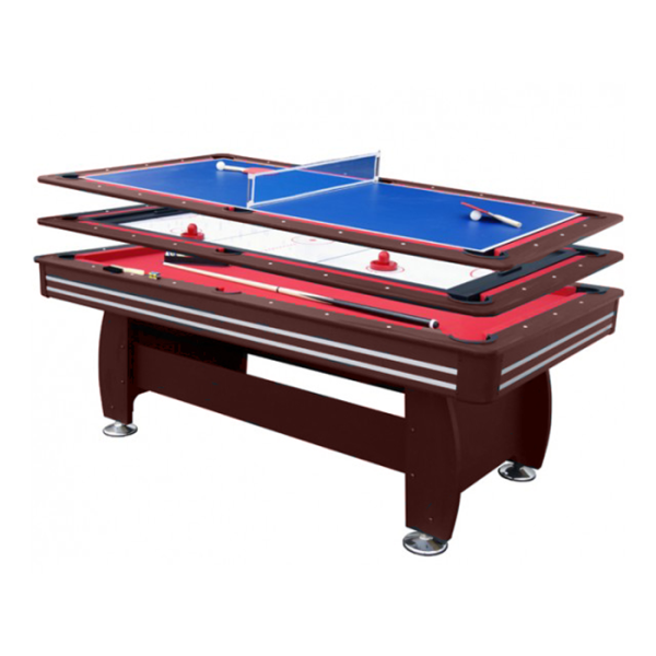 7ft 3in1 Snooker Board With Full Accessories