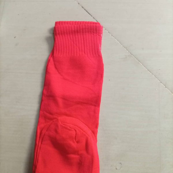 Red Knee High Sport Long Unisex, Football , Hose Socks