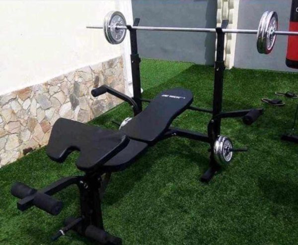 Best Quality Weight Lifting Bench/ Beach Press With 50kg Dumbbell