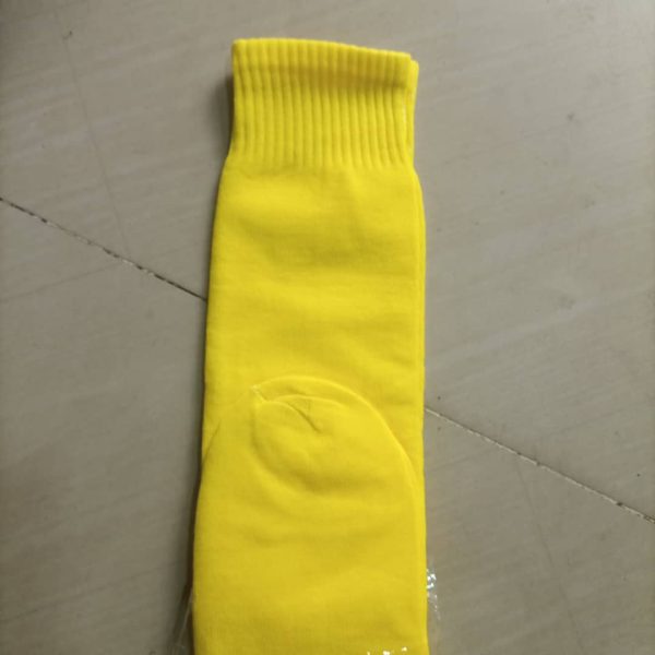 Yellow Knee High Sport Long Unisex, Football , Hose Socks