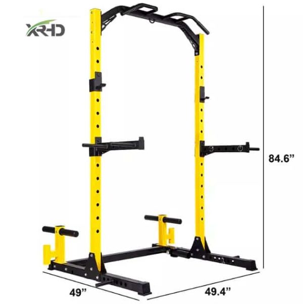 commercial Function Adjustable Power Rack Exercise Squat Stand