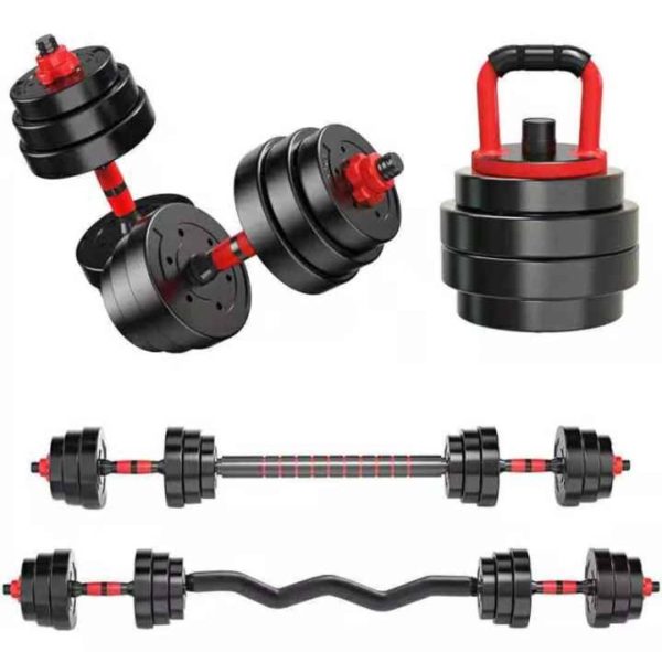 Environmental  friendly 20kg dumbbell with kettlebell