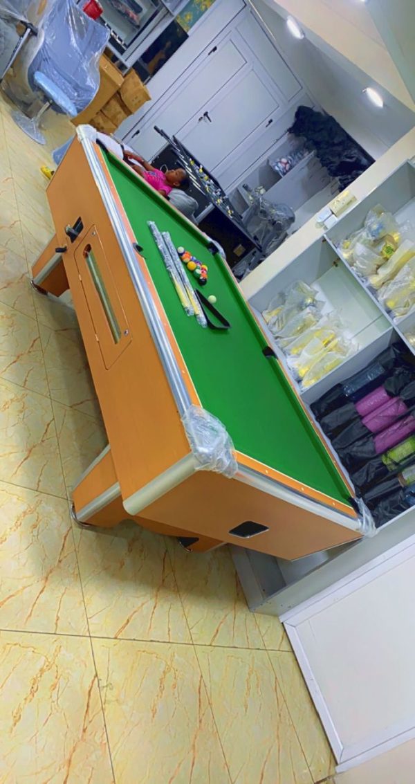 foreign 8ft coin marble snooker board