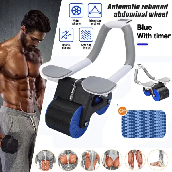 Auto rebound abdominal wheel - Image 2